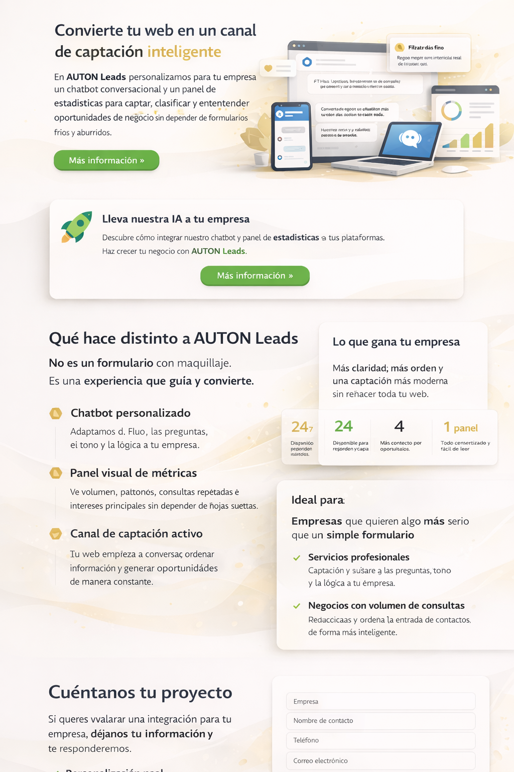 AUTON Leads para empresas