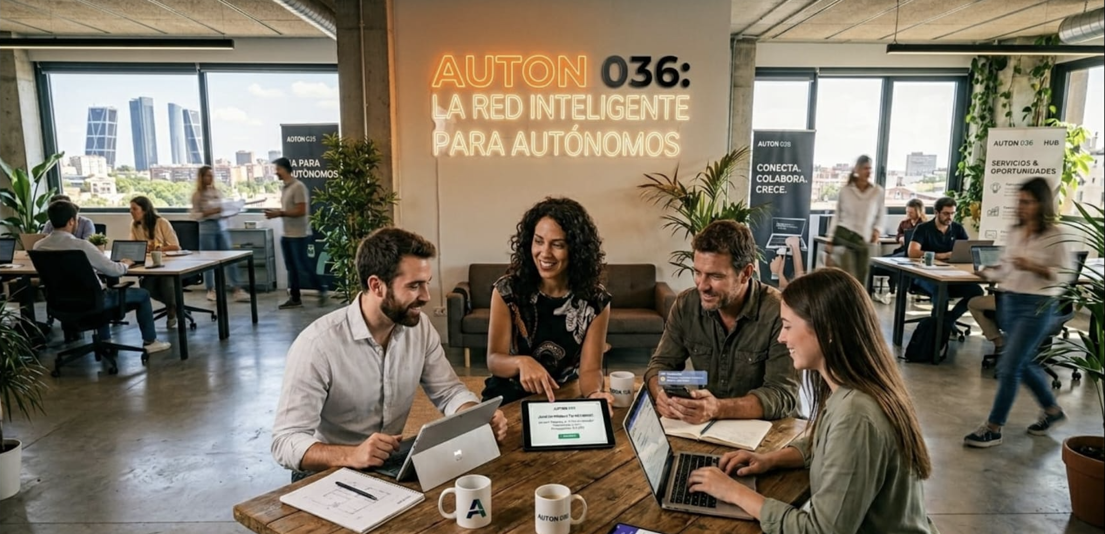 Equipo y comunidad de AUTON 036